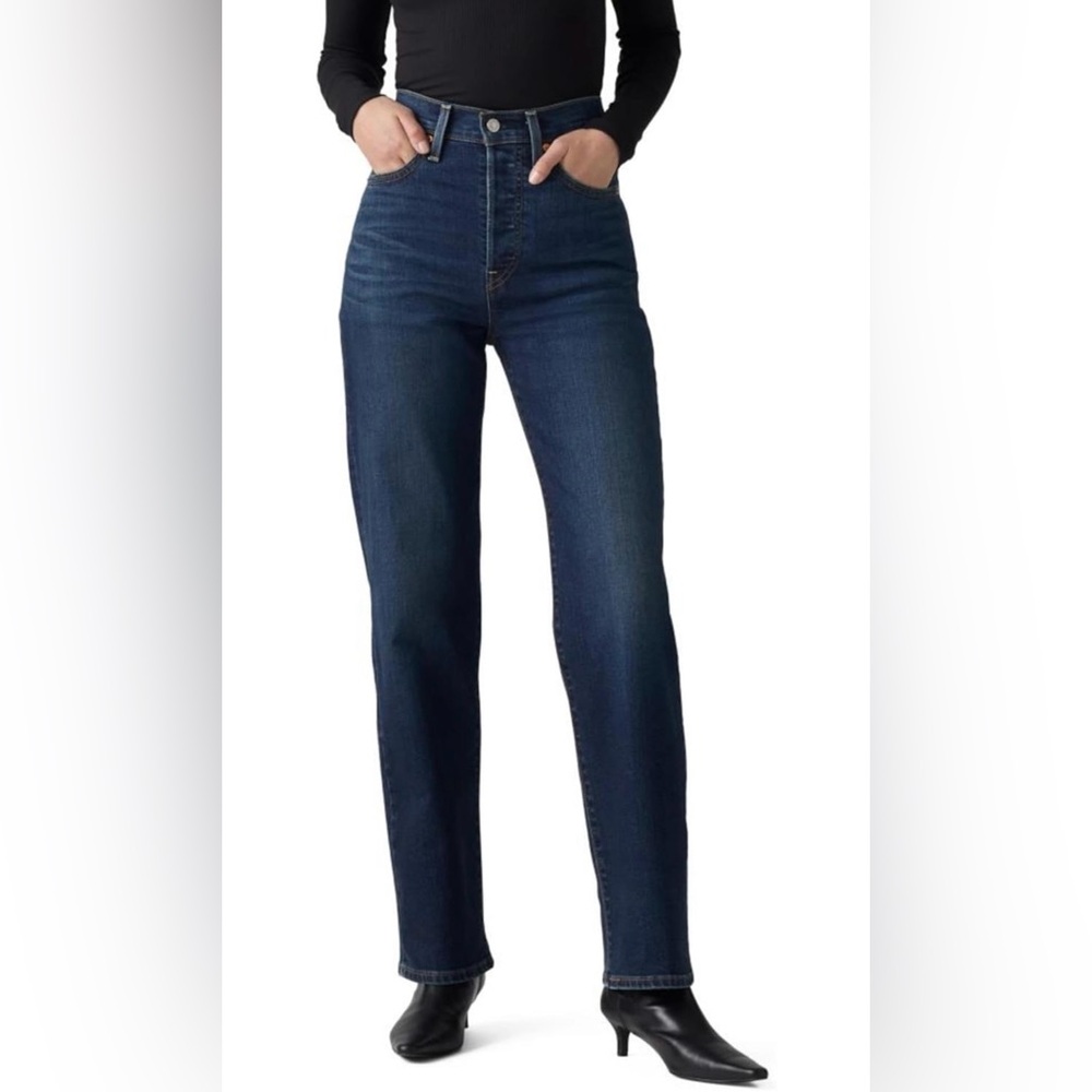 Levi's Womens Ribcage Straight Full Length Jeans